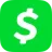 Cash App logo: white dollar sign on a green square background.